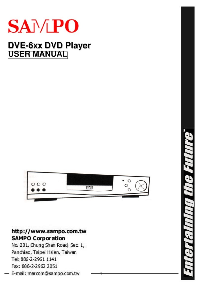 Sampo DVE-6xx user manual