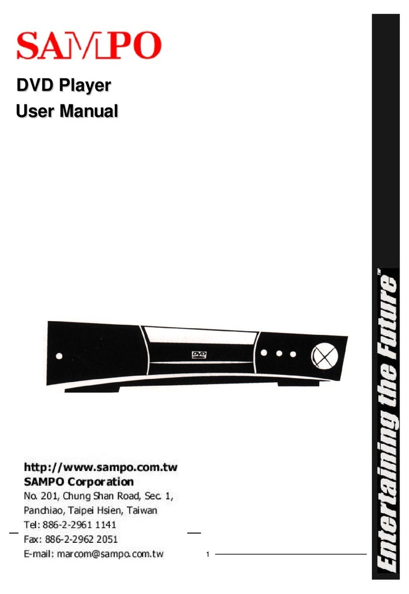 Sampo DVE-560 user manual