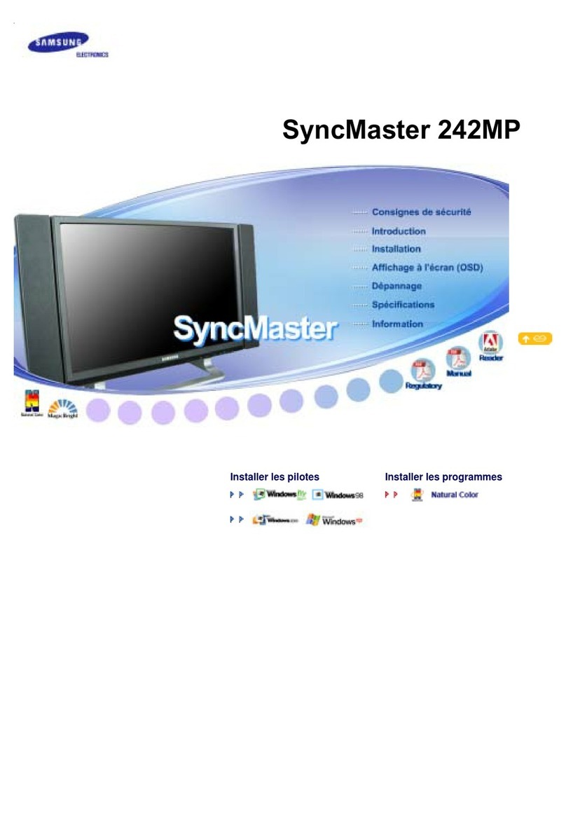 Samsung SyncMaster 242MP User manual