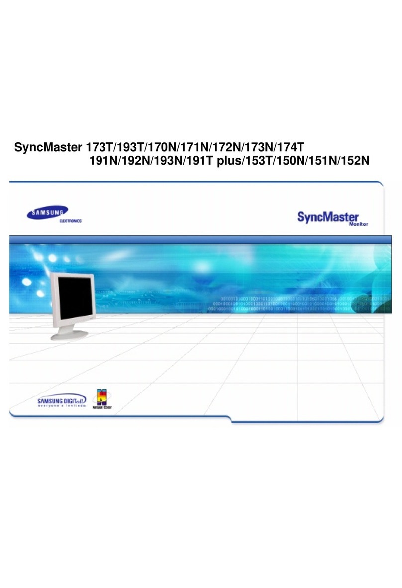 Samsung SyncMaster 151N User manual