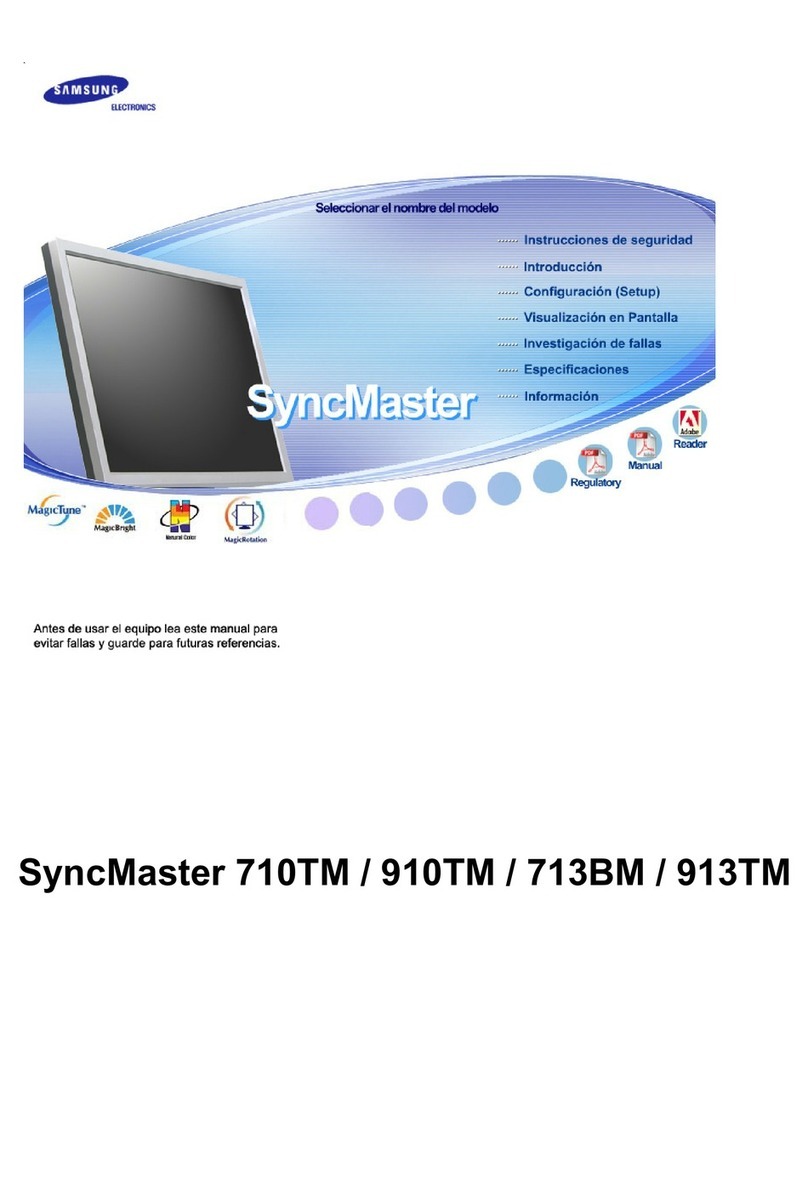Samsung SyncMaster 710 TM User manual