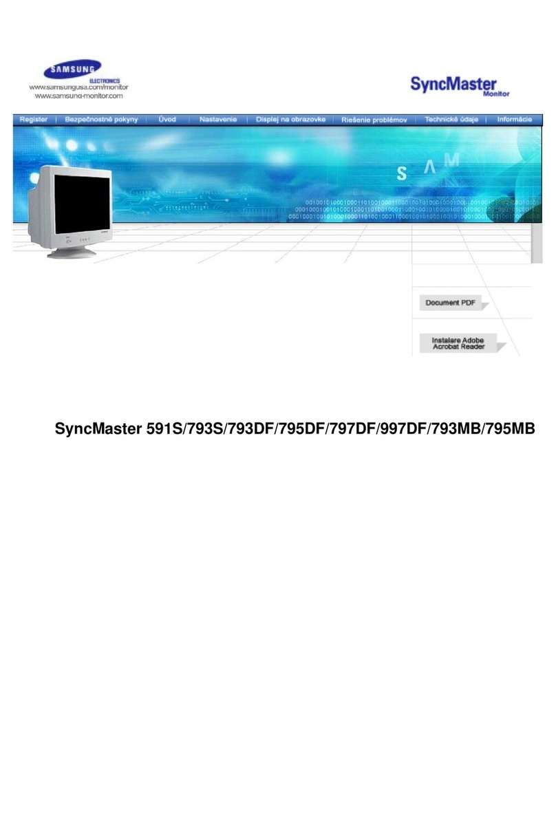Samsung SyncMaster 793DF User manual
