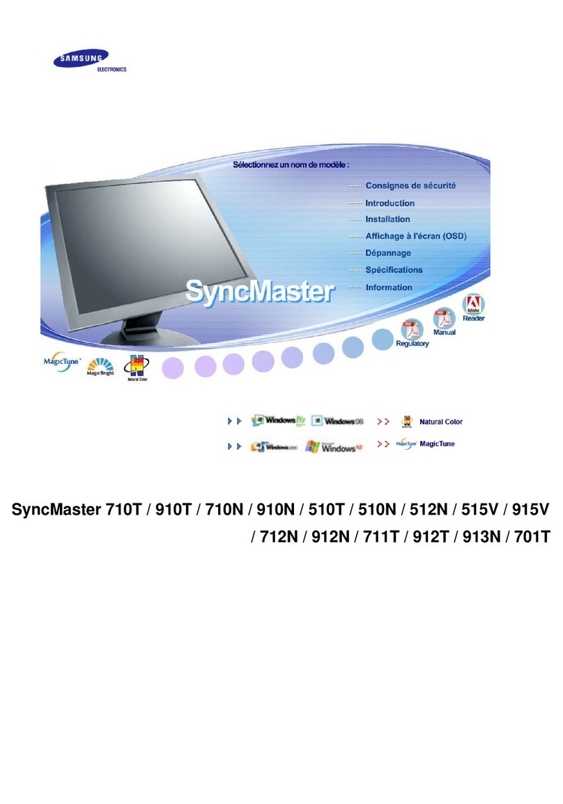 Samsung 710N - SyncMaster 17" LCD Monitor Service manual