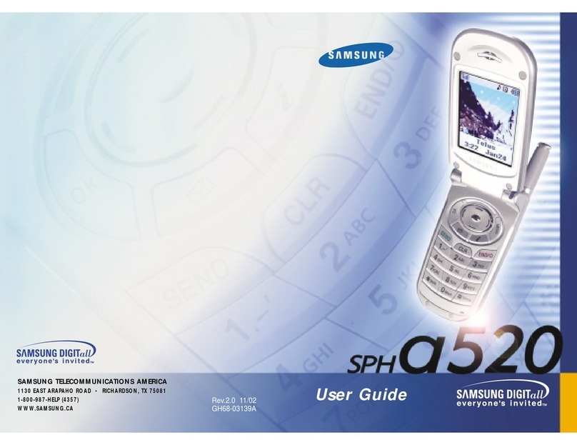 Samsung SPH-a520 User manual