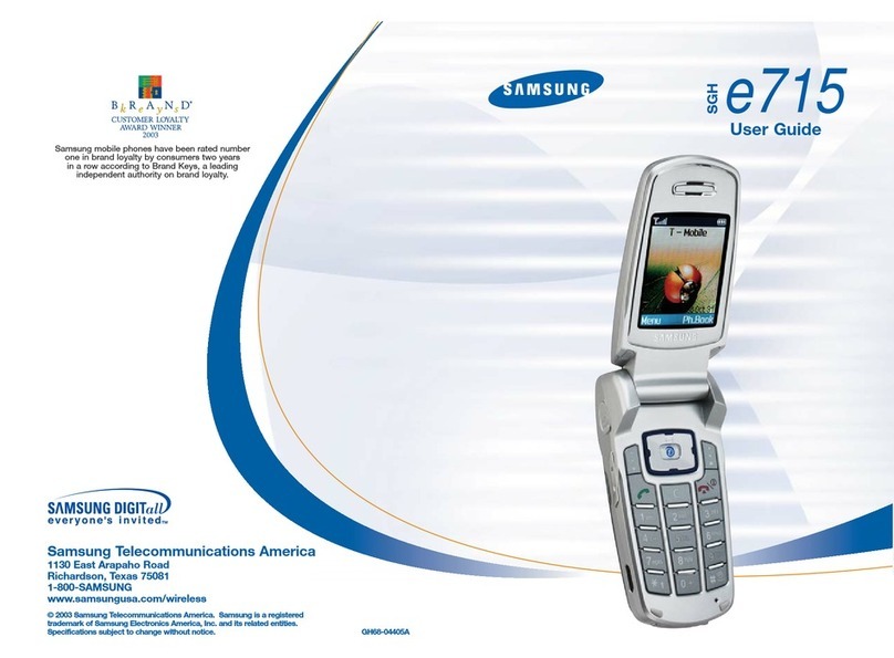 Samsung SGH-E715 User manual