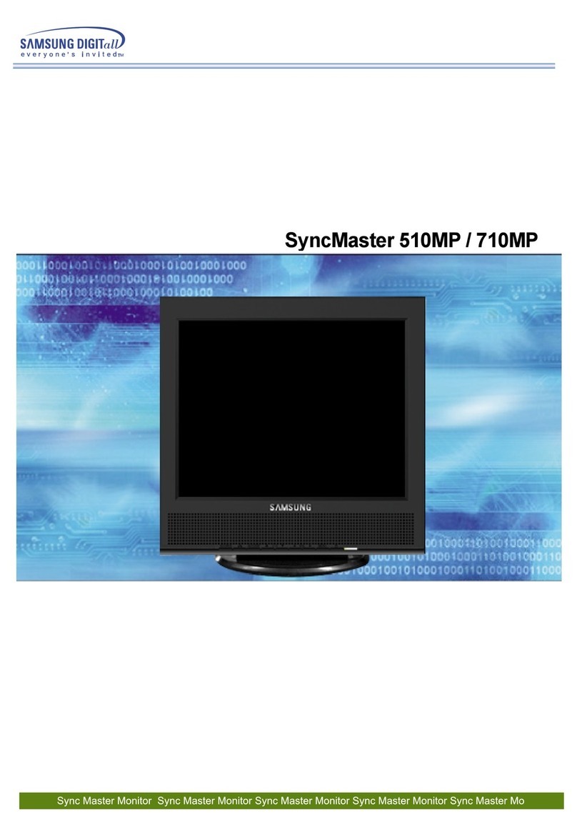 Samsung SyncMaster 510 MP User manual Samsung SyncMaster 510 MP User manual