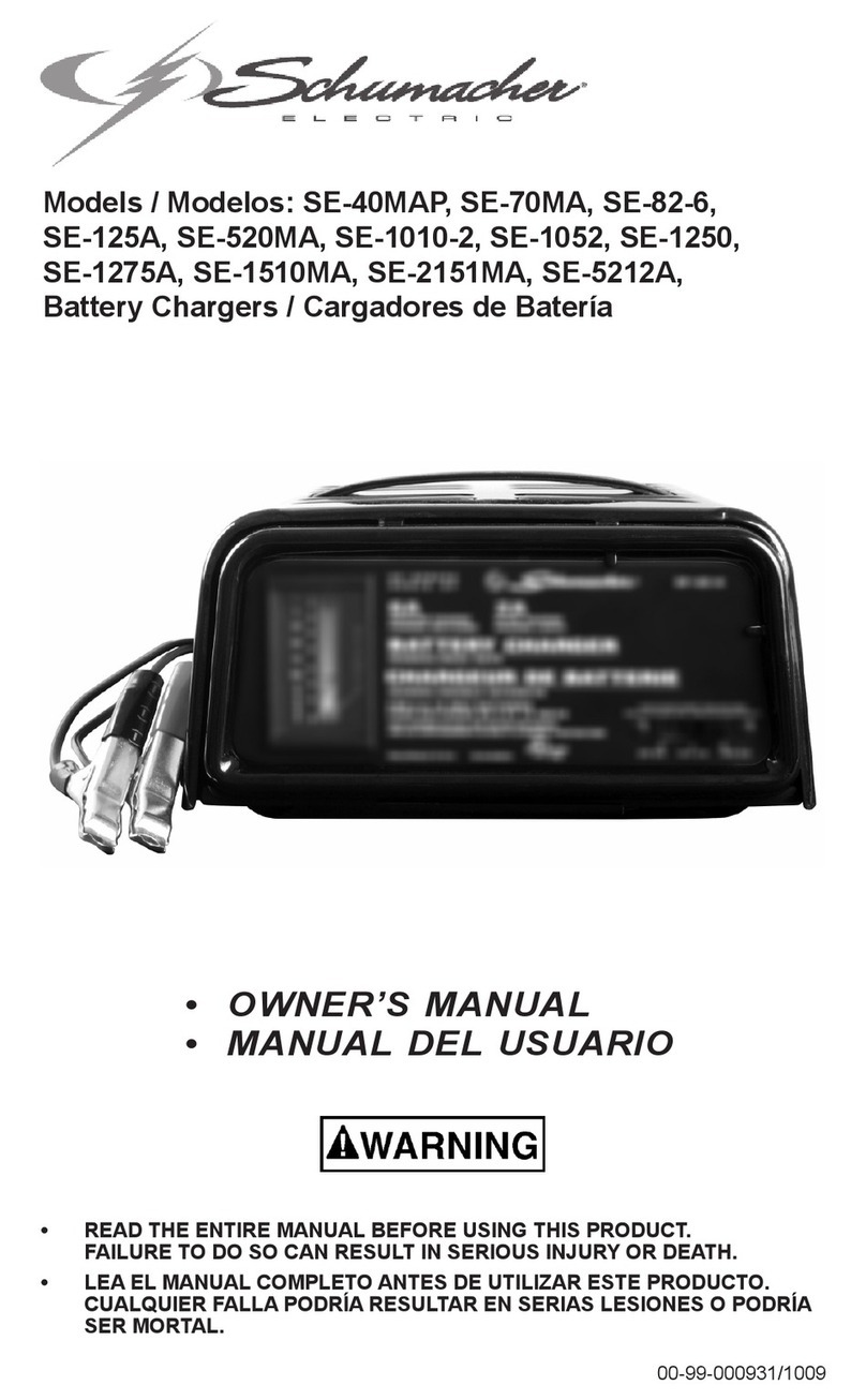 Schumacher SE-1010-2 owner's manual