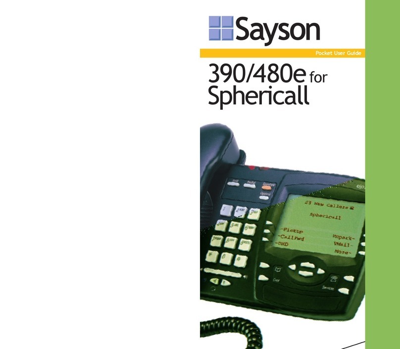 Sayson 480 user guide