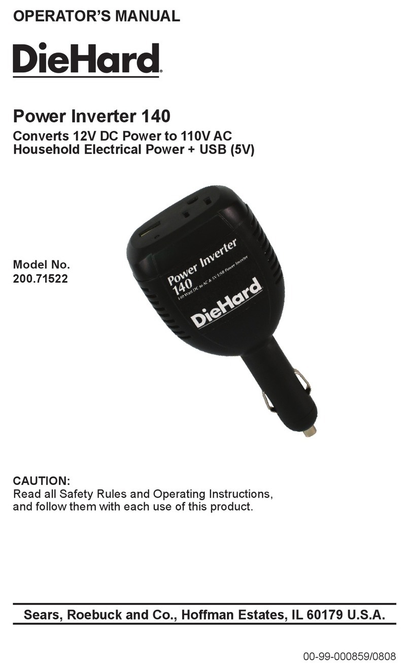 DieHard Diehard 200.71522 Operator's manual