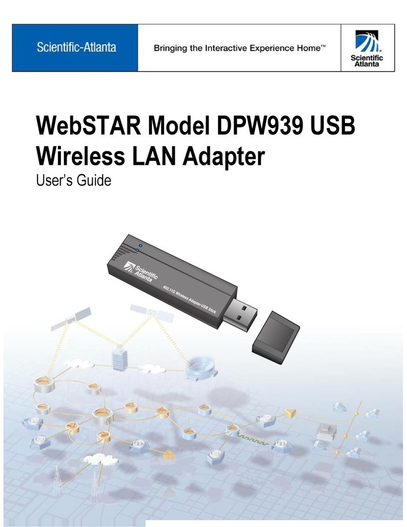 Scientific Atlanta WebStar DPW939 user guide