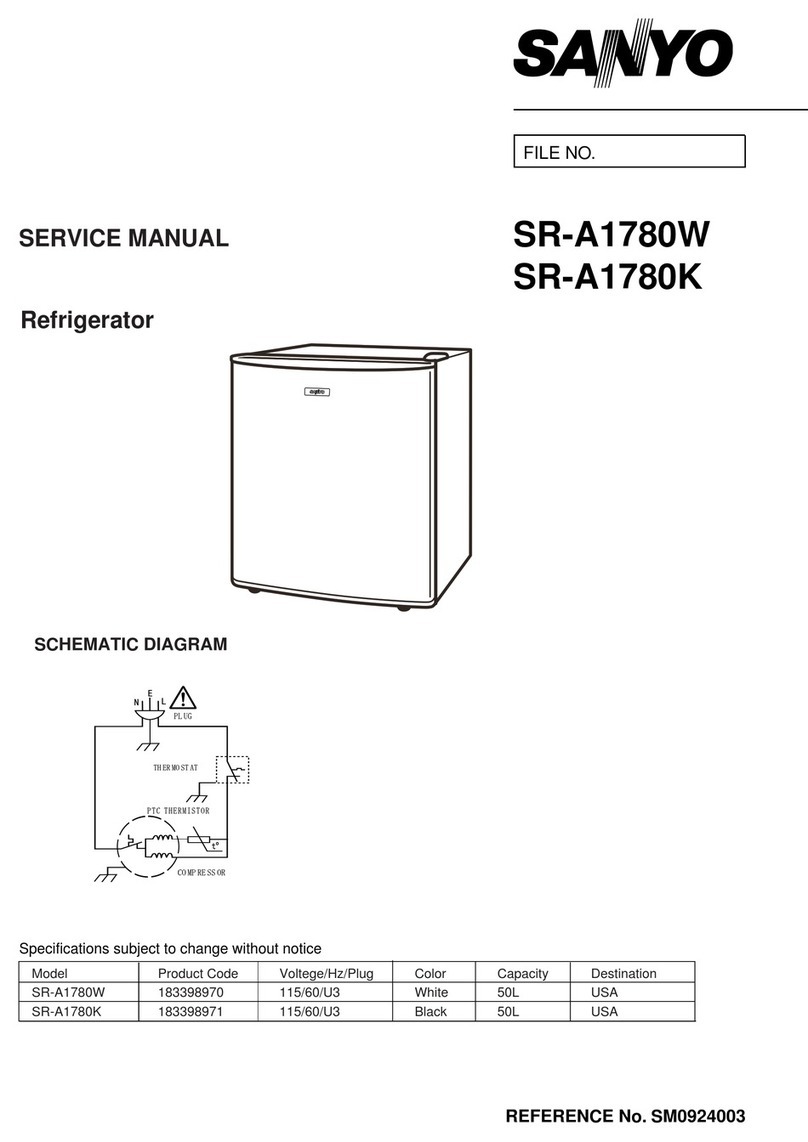 Sanyo SR-A1780W User manual Sanyo SR-A1780W User manual