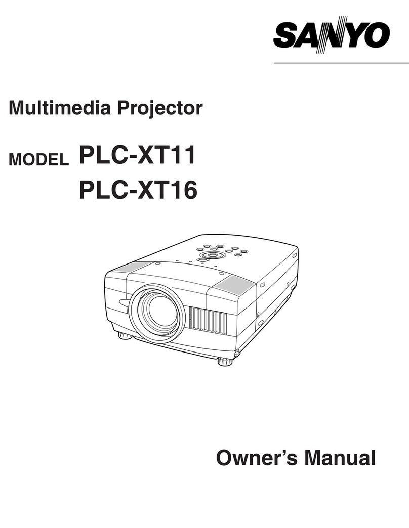 Sanyo PLC-XT11 User manual