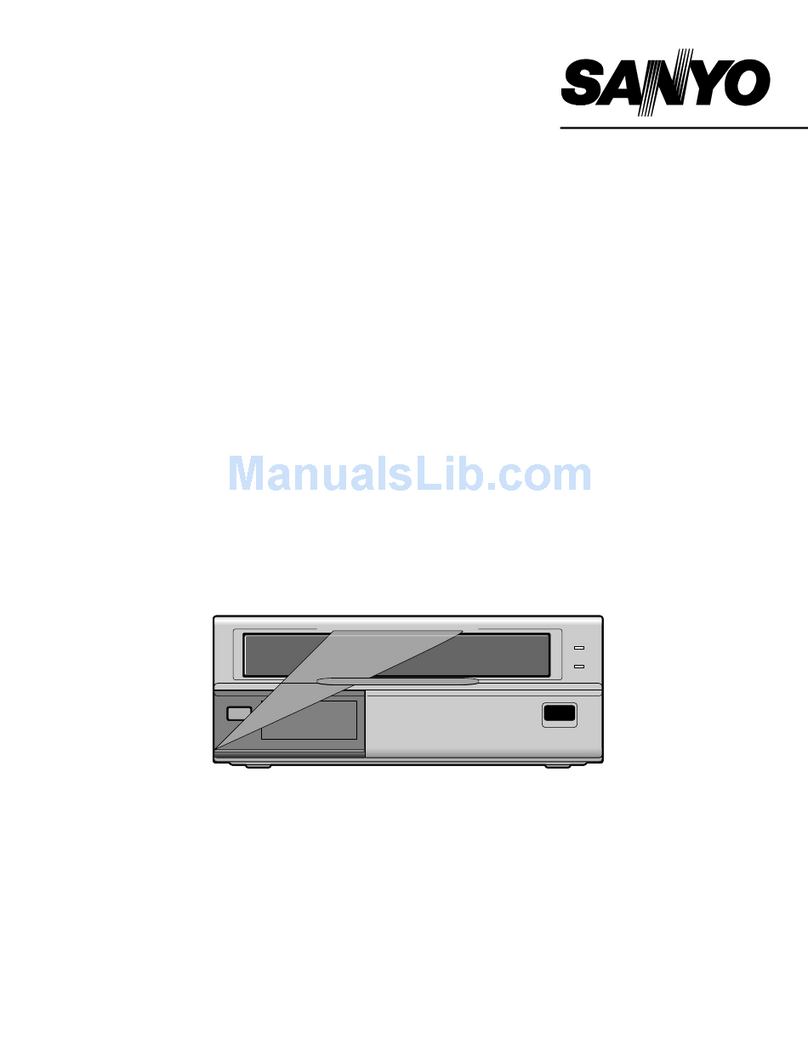 Sanyo SRC-800 User manual