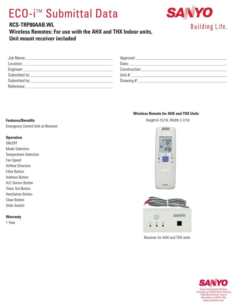 Sanyo ECO-i RCS-TRP80AAB.WL datasheet