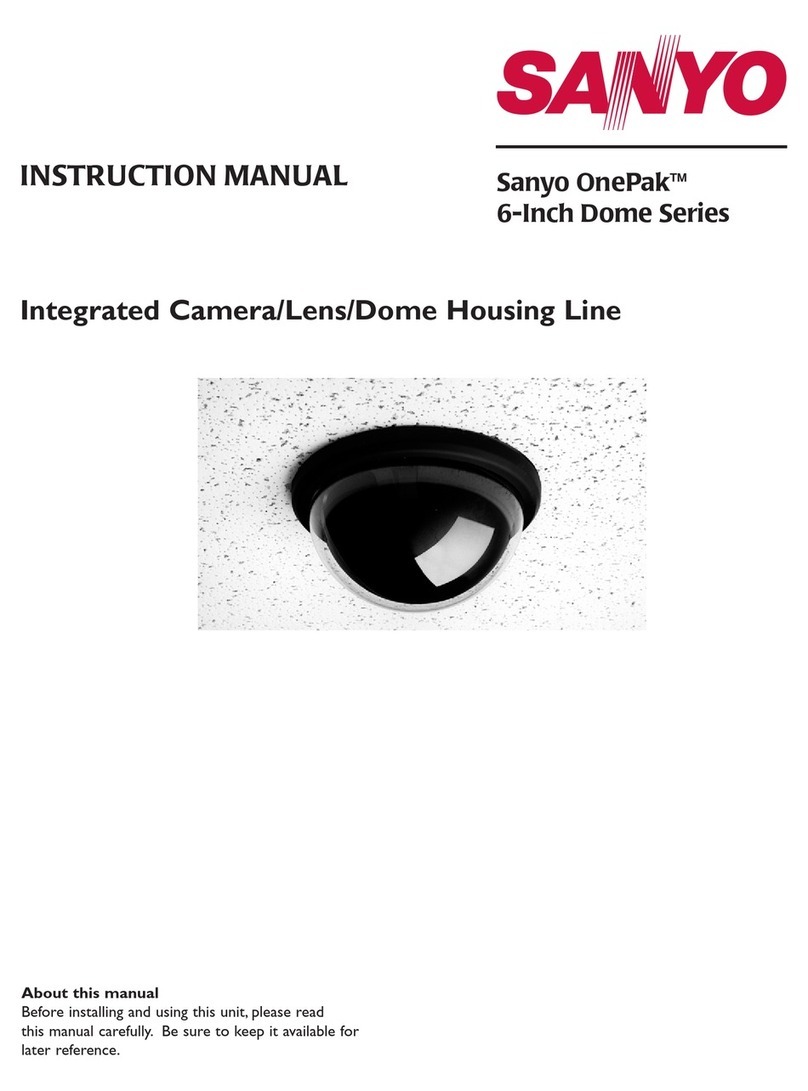 Sanyo Security Camera User manual