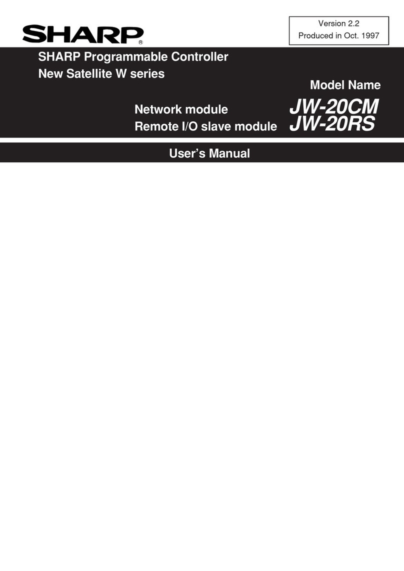 Sharp JW-20CM User manual