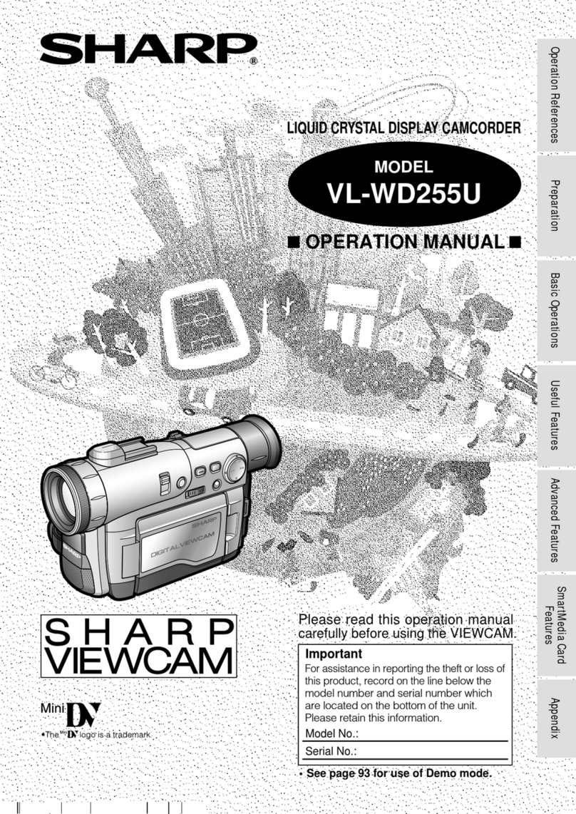 Sharp ViewCam VL-WD255U User manual