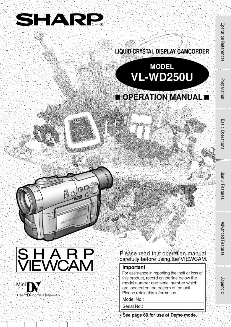 Sharp ViewCam VL-WD250U User manual
