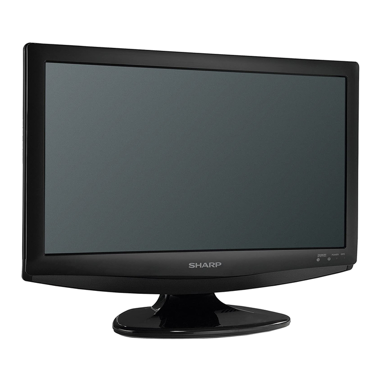 Sharp 19SK25U - LC - 19" LCD TV User manual