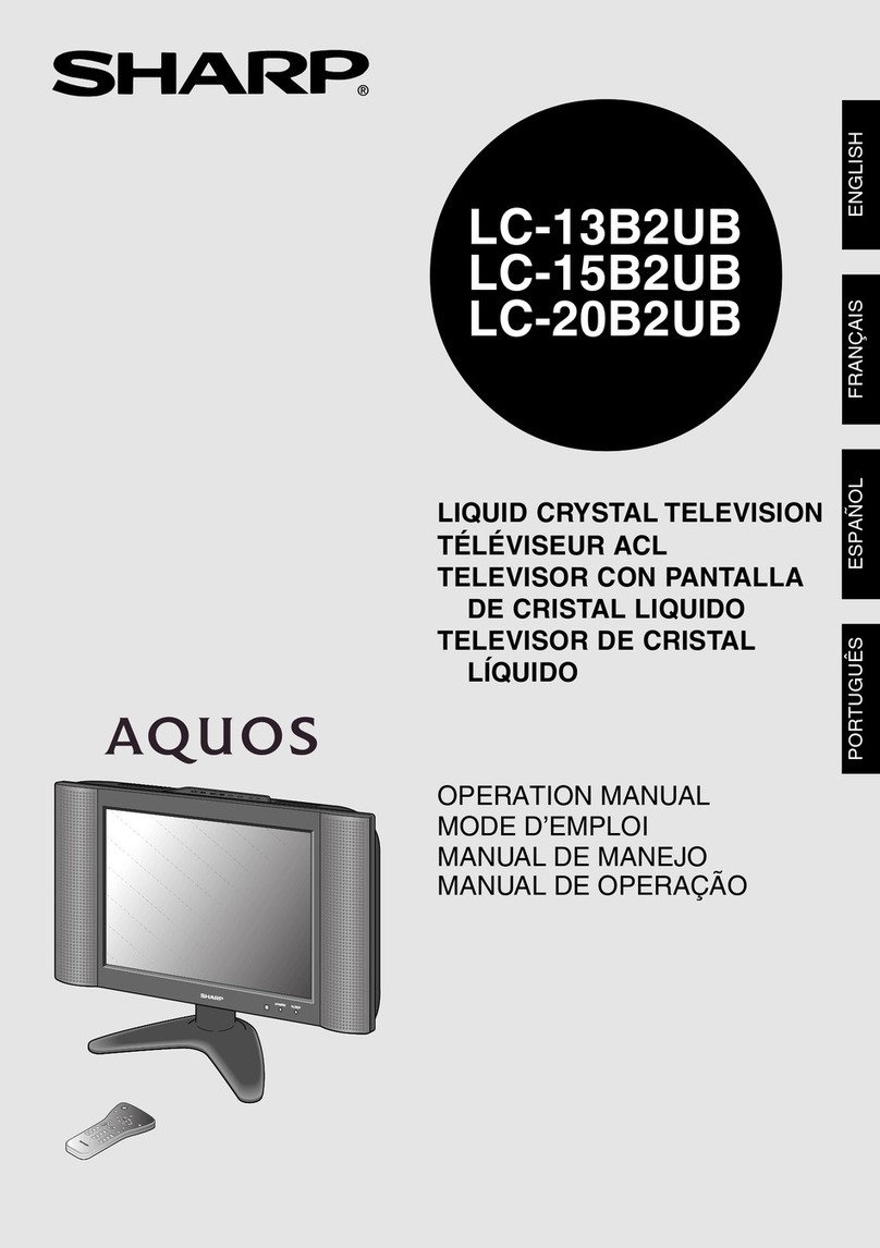 Sharp Aquos LC-13B2UB User manual