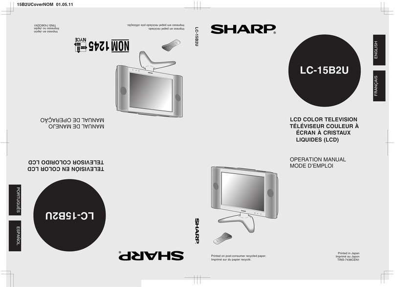 Sharp LC-15B2U User manual