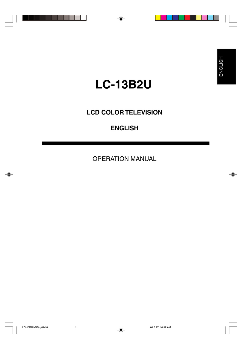 Sharp LC-13B2U User manual Sharp LC-13B2U User manual