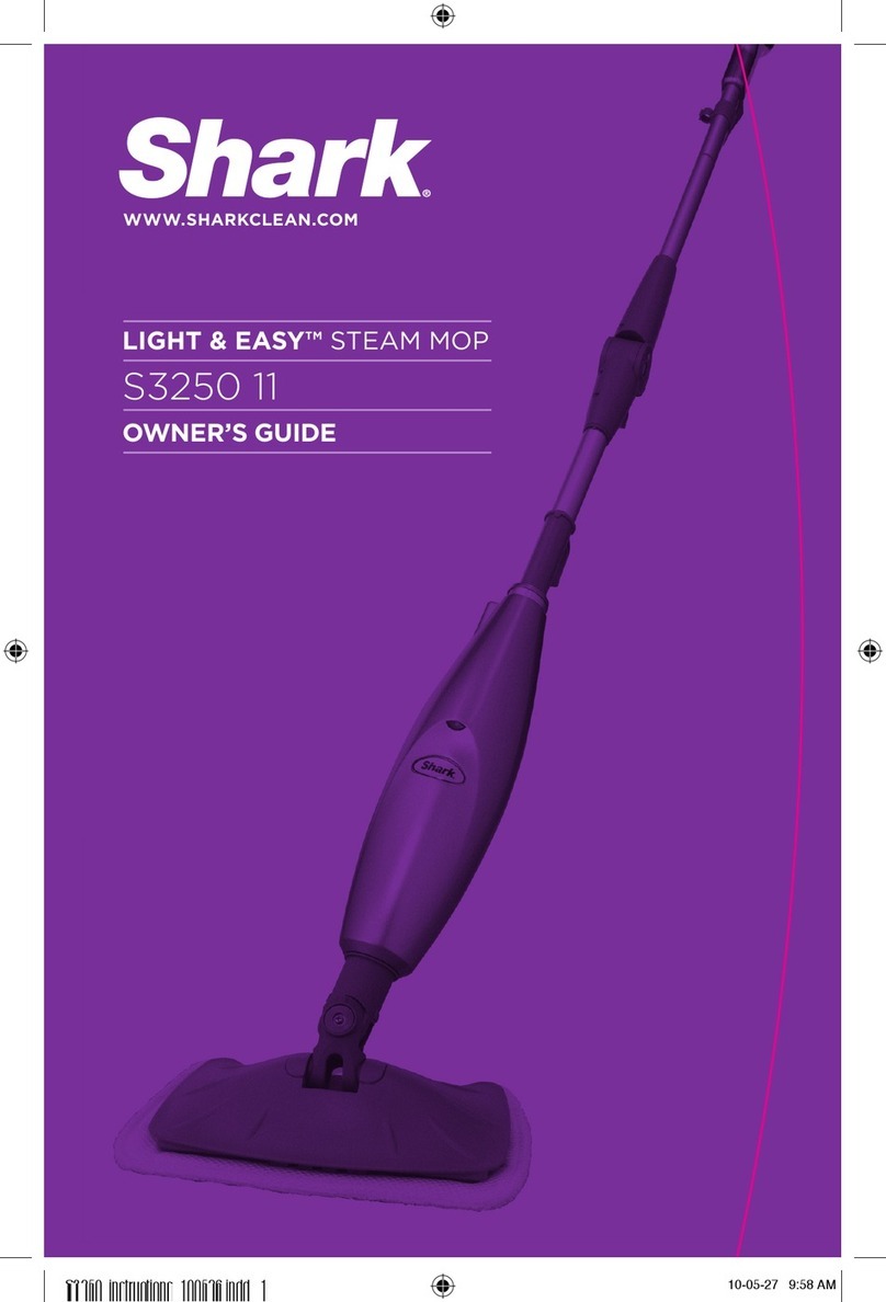 Shark LIGHT & EASY S3250 11 owner's guide