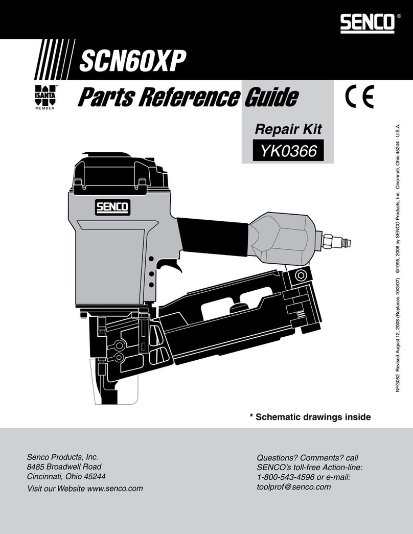 Senco SCN60 Parts reference guide