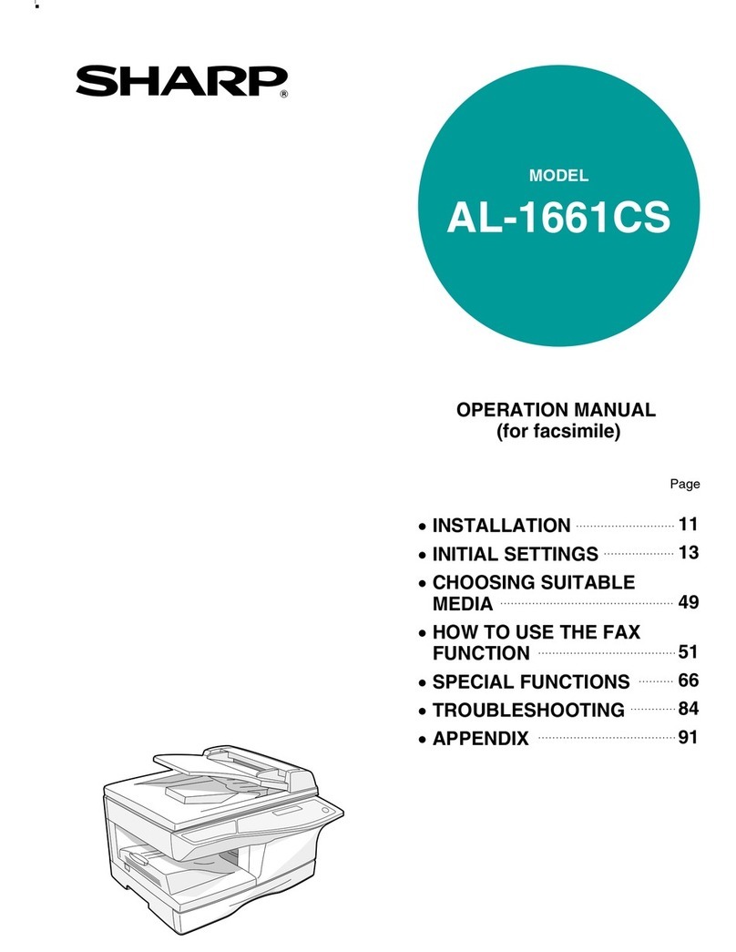 Sharp AL-1661CS User manual Sharp AL-1661CS User manual