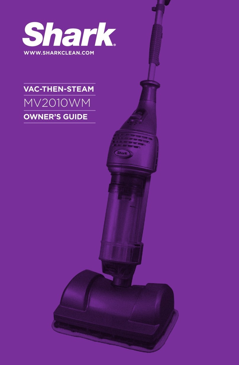 Shark VAC-THEN-STEAM MV2010WM User manual