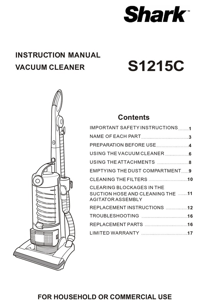 Shark S1215C instruction manual