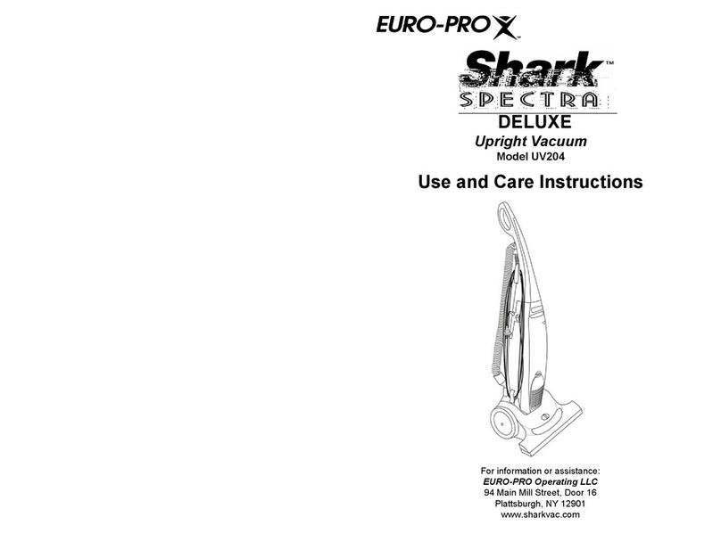 Shark UV204 Quick reference guide