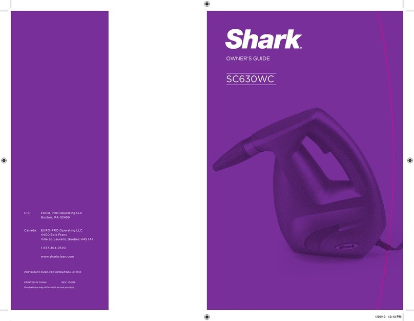 Shark SC630WC owner's guide