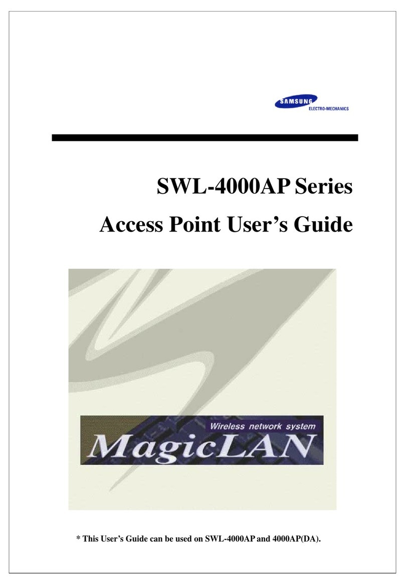 Samsung SWL-4000AP Series User manual