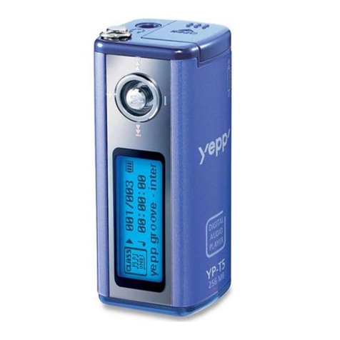Samsung YP-T5V - YEPP 256 MB Digital Player User manual Samsung YP-T5V - YEPP 256 MB Digital Player User manual