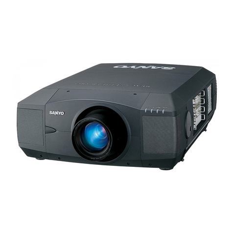 Sanyo PLV-HD2000E User manual
