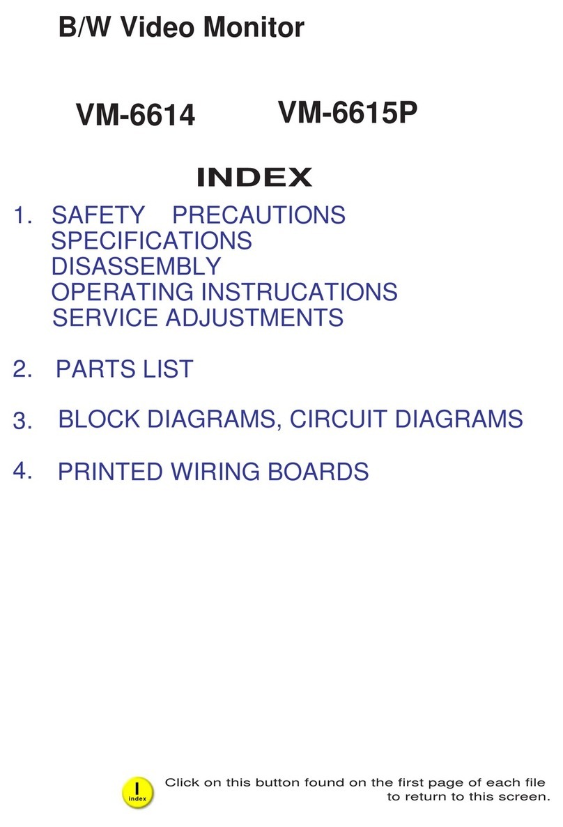 Sanyo VM-6614 User manual Sanyo VM-6614 User manual