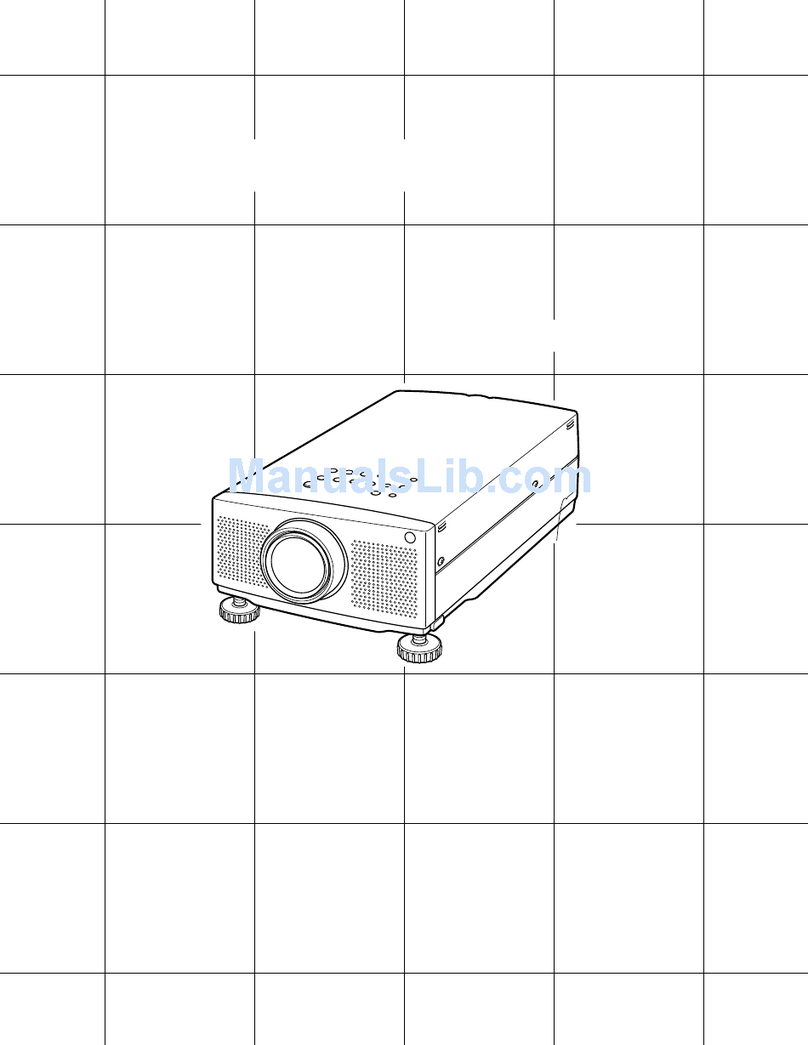 Sanyo PLC-SP20N User manual