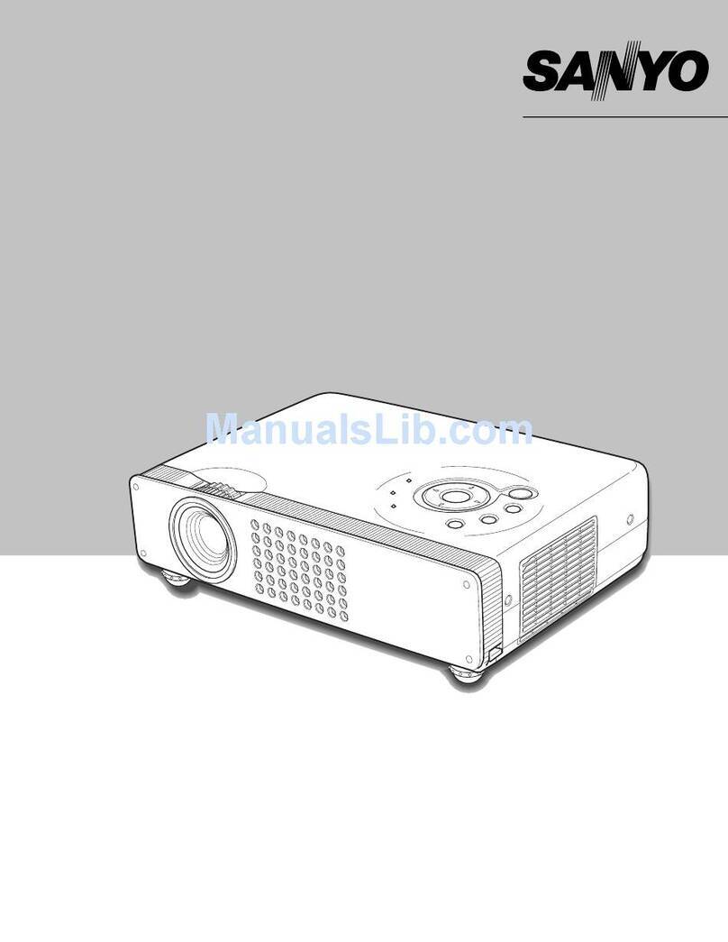 Sanyo PLC-SU50S User manual