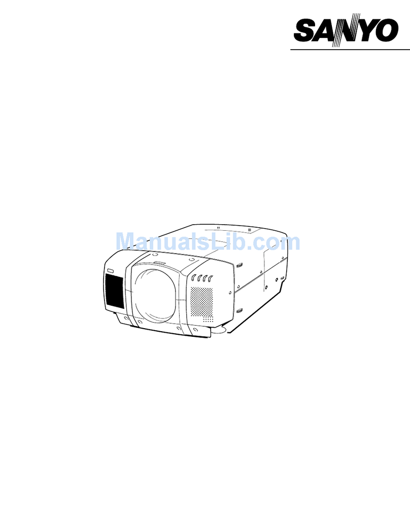 Sanyo PLC-EF12B User manual