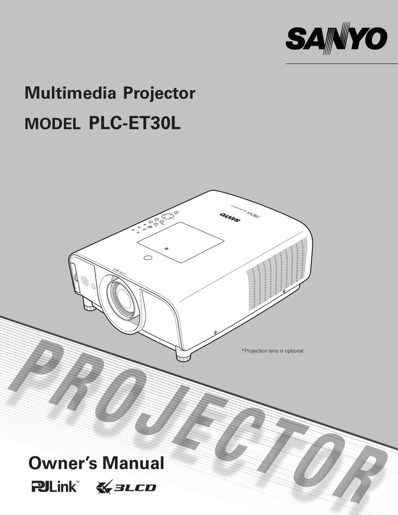 Sanyo PLC-ET30L User manual