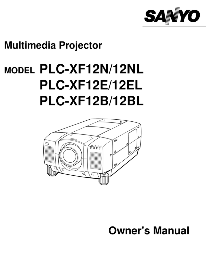 Sanyo PLC - 12BL User manual