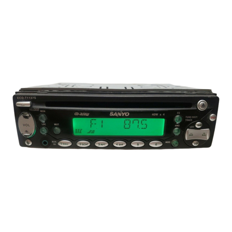 Sanyo ECD-T1137S owner's manual