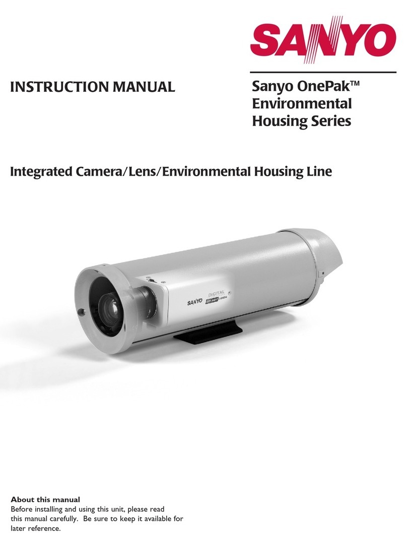 Sanyo Camera Lens User manual