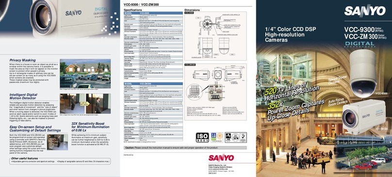 Sanyo VCC-9300 Brochure & specs