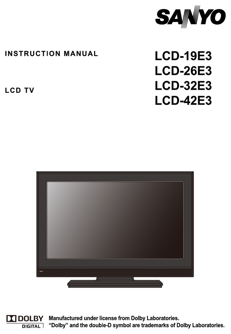 Sanyo LCD-19E3 User manual Sanyo LCD-19E3 User manual