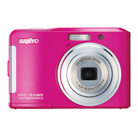 Sanyo VPC-S1085 User manual