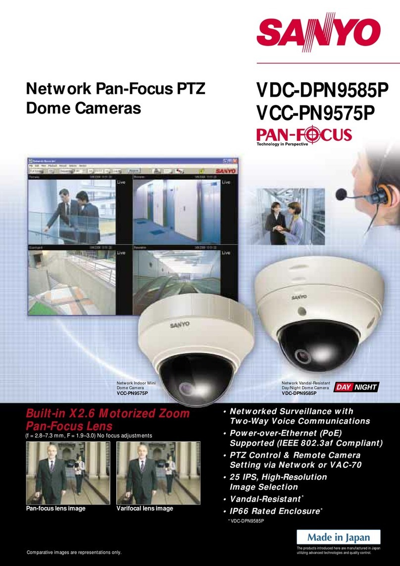 Sanyo VCC-PN9575P User manual