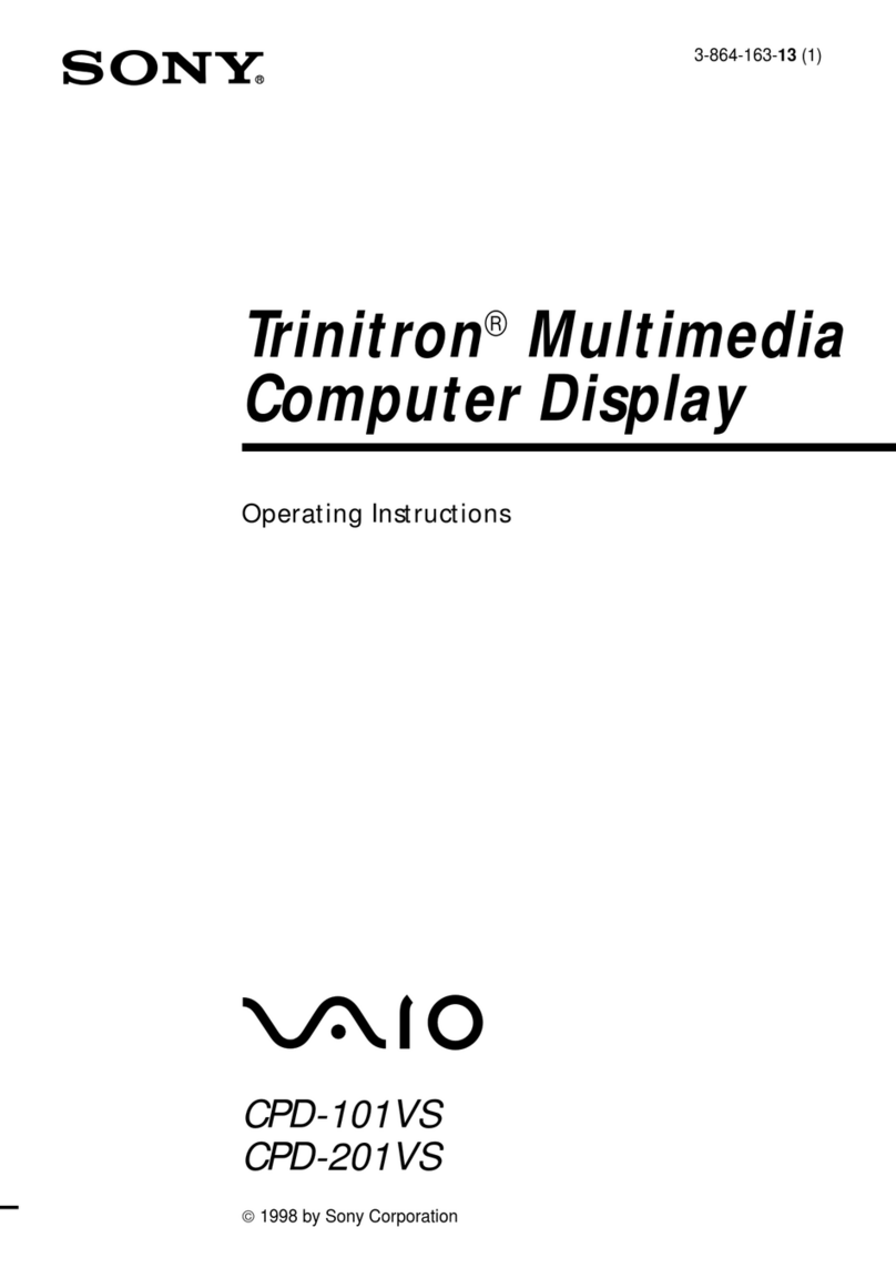 Sony CPD-101VS User manual