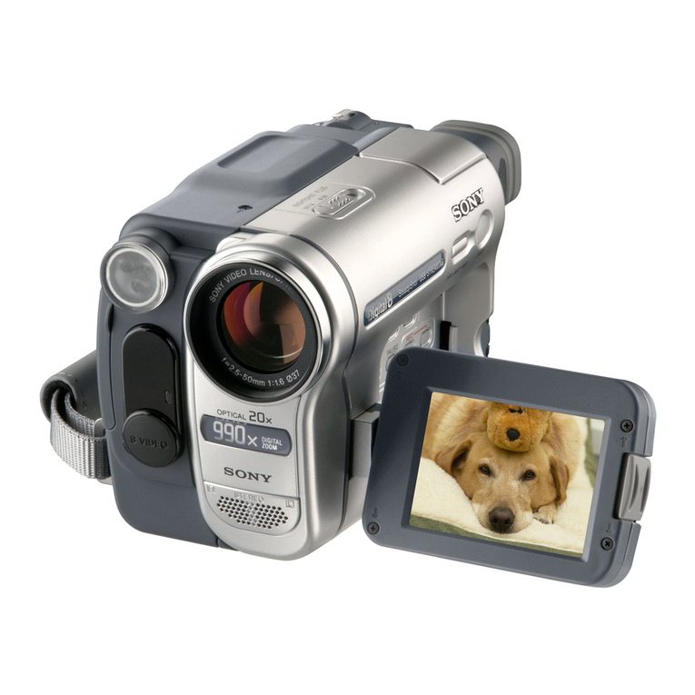 Sony DCR-TRV260 - Digital Handycam Camcorder Instruction sheet
